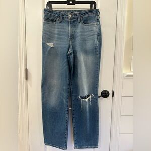 Old Navy Blue Denim High-Rise O.G. Loose Jeans, Sz. 6
